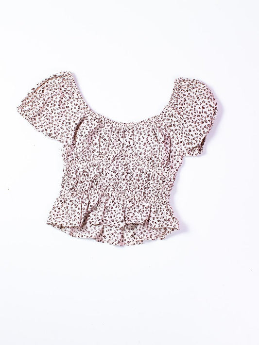 Cream Sim & Sam Blouse, S