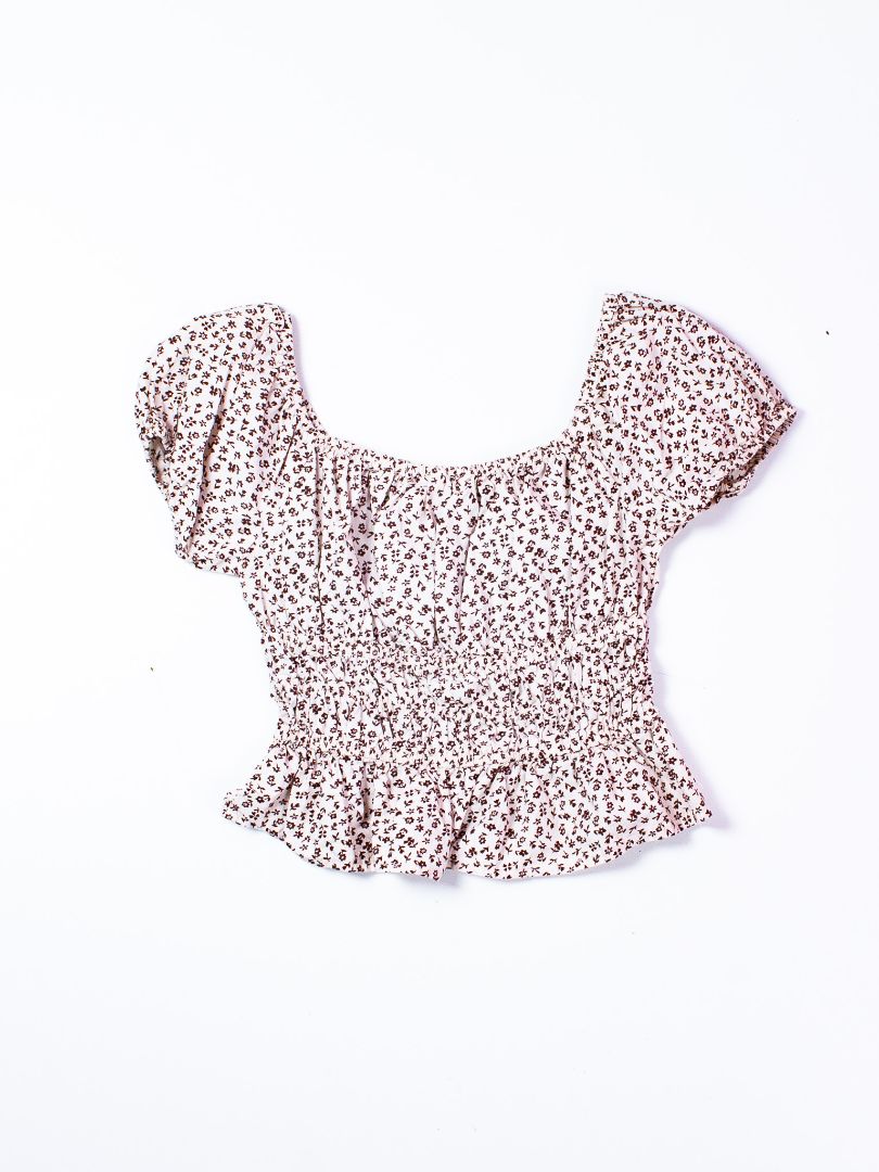 Cream Sim & Sam Blouse, S