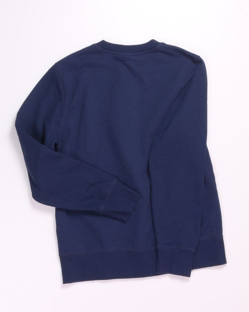 Blue The North Face Crewneck Sweatshirt, M