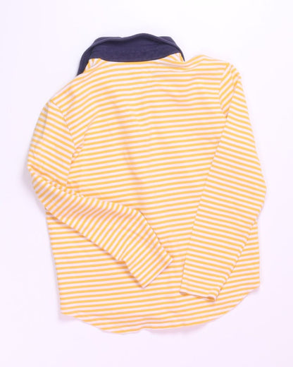 Yellow Tommy Hilfiger L/S Polo Shirt, S