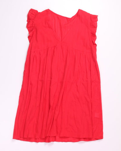 Red Shein Babydoll Dress, 8/10