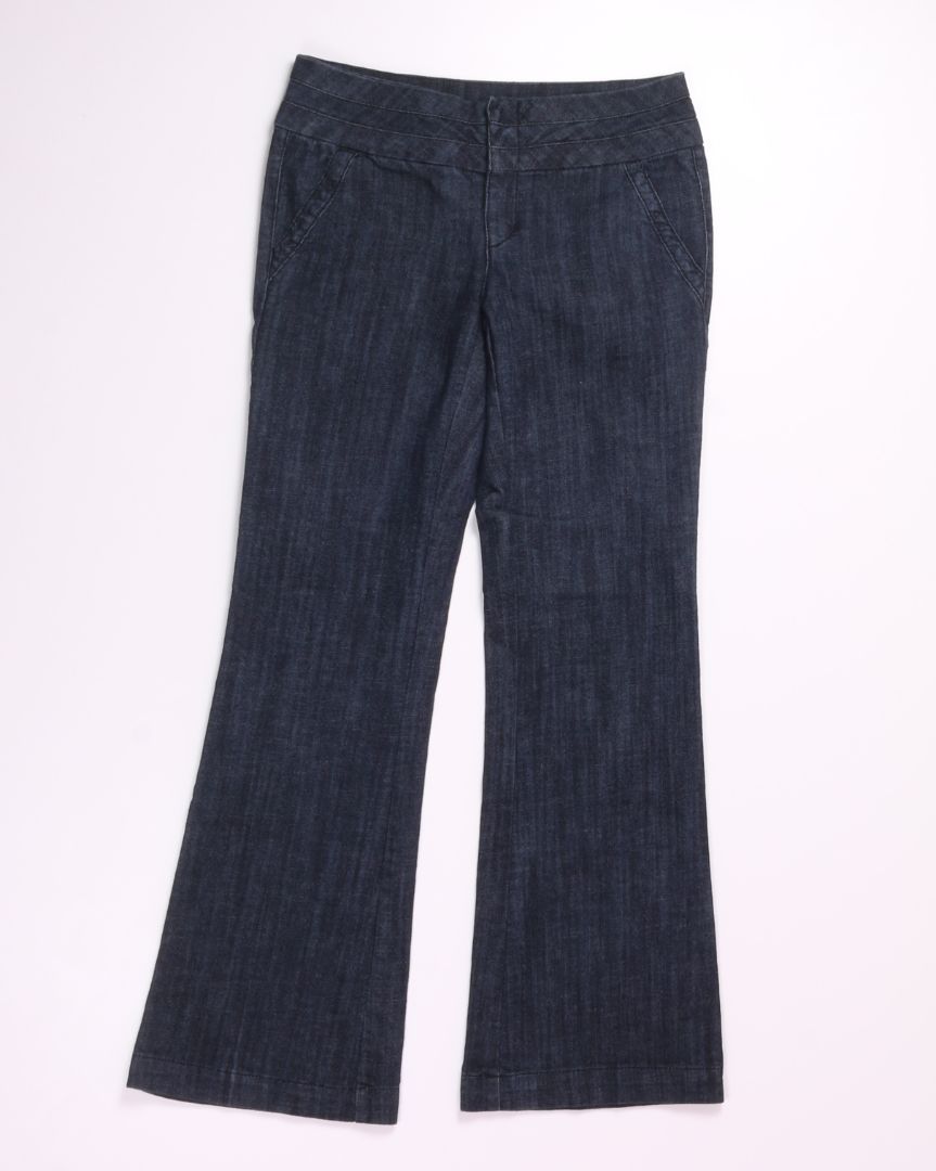 Darkwash Maurices Y2K Flared Jeans, 3/4