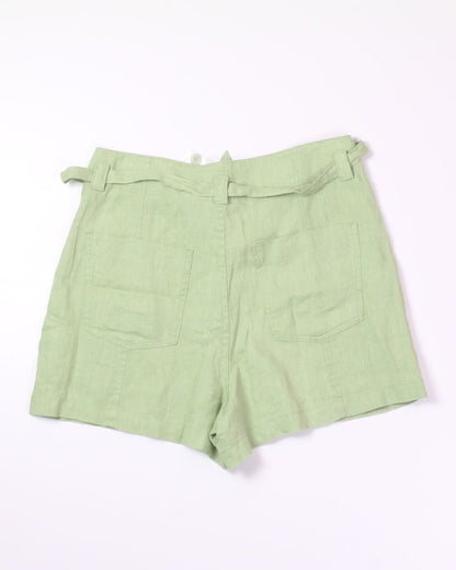 Green Madewell Belted Shorts, 8