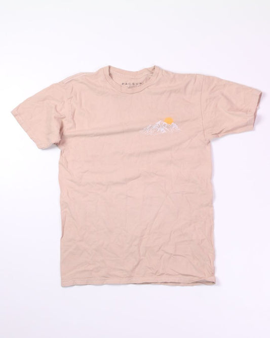 Tan Pacsun Graphic Tee, M