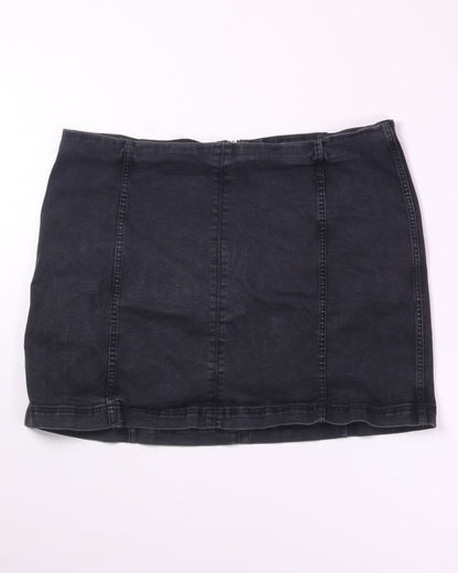 Black Wild Fable Denim Mini Skirt, 24