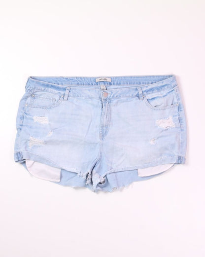 Lightwash Refuge+ Denim Shorts, 22