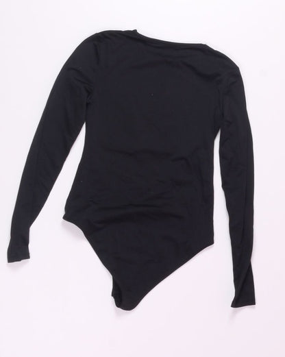 Black Zara Long Sleeve Bodysuit, M