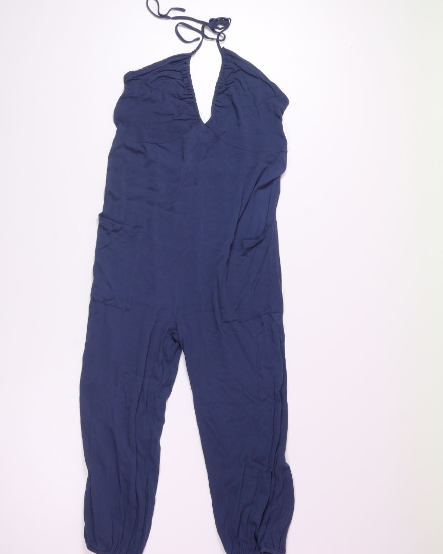 Navy  Halter Jumpsuit, L