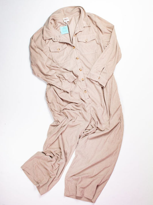 Tan Hayden Jumpsuit, 1X