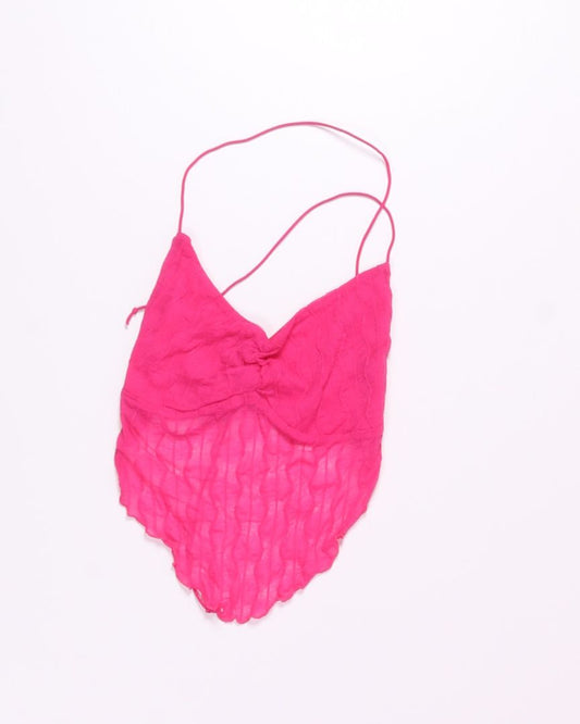 Pink Shein Strappy Tank, M