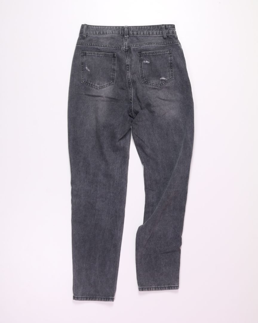 Grey Shein Straight Leg Jeans, S