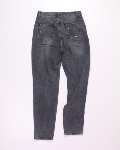 Grey Shein Straight Leg Jeans, S