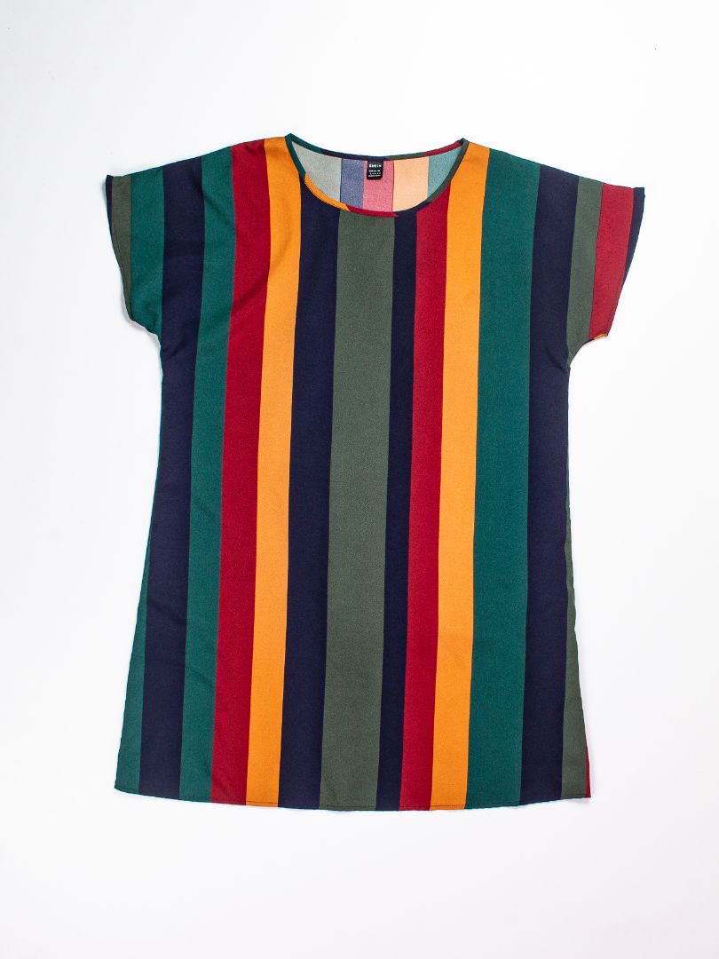 Multi Shein Shift Dress, L
