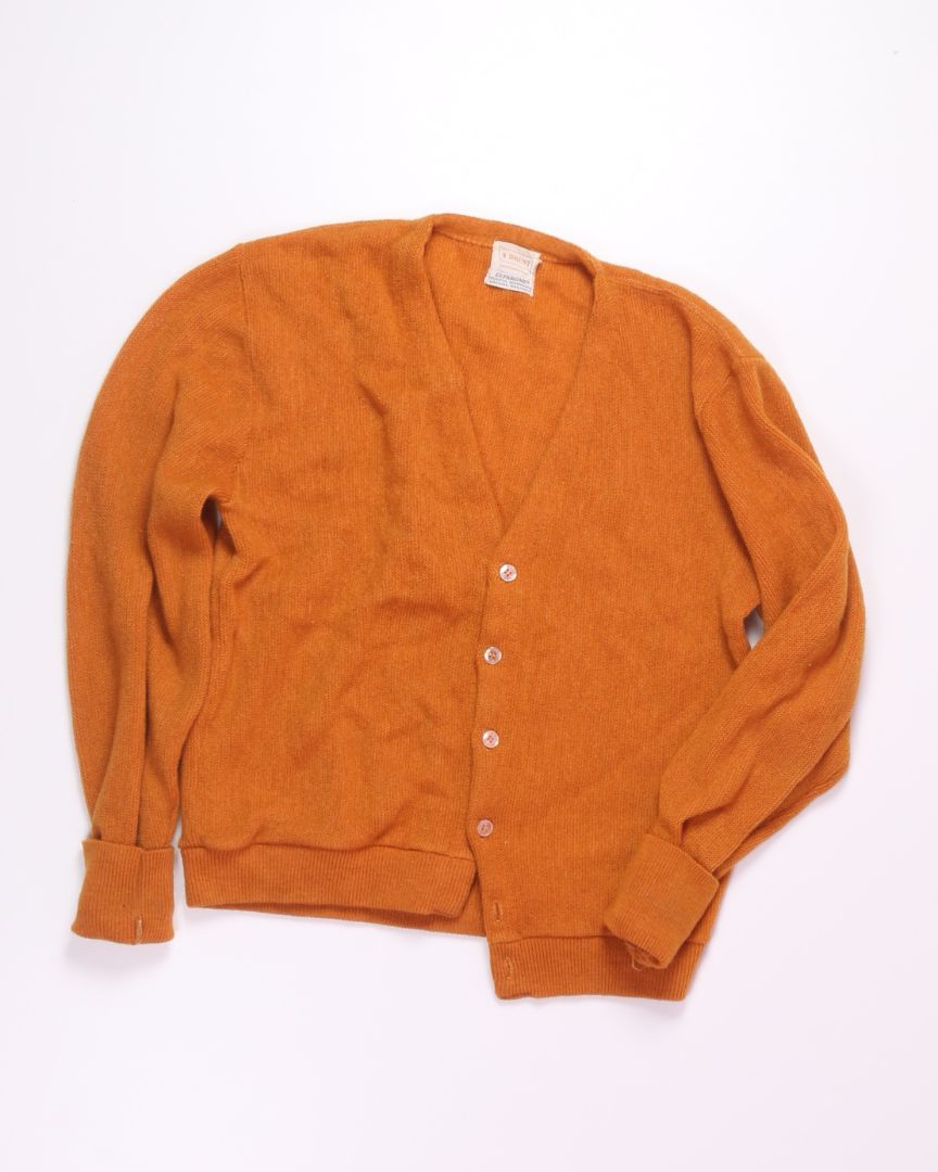 Yellow Brent Vintage Cardigan, L