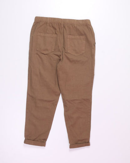 Brown Zara Patched Pants, 4