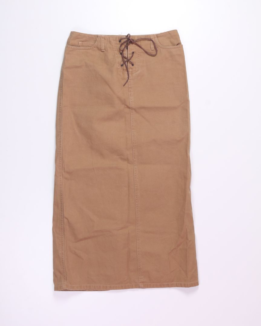 Brown Old Navy Vintage Y2K Maxi Skirt, 4