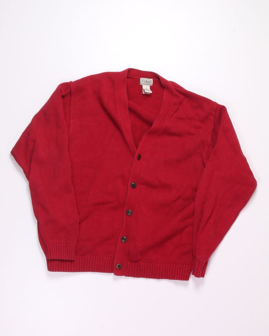 Red L.L. Bean Vintage Cardigan, XL