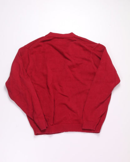 Red L.L. Bean Vintage Cardigan, XL