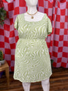 Green Coco and Shay Shirt Dress, 3X