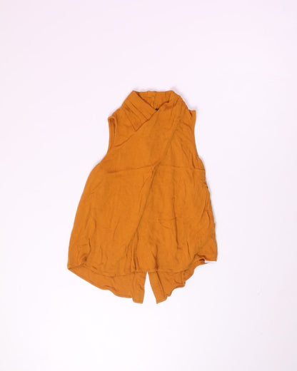 Yellow Maeve Button Up Tank, 4