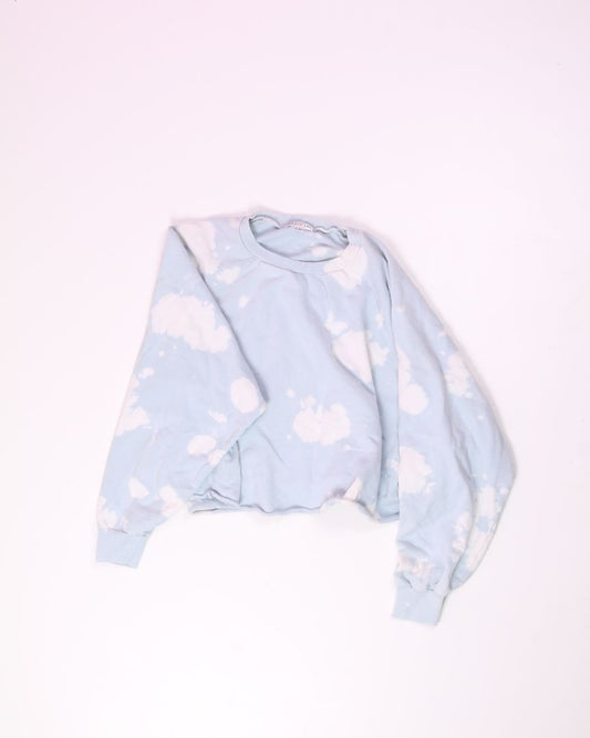 Blue Fitz + Eddi Cropped Pullover, L