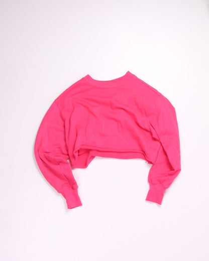 Pink NIA Cropped Pullover, M