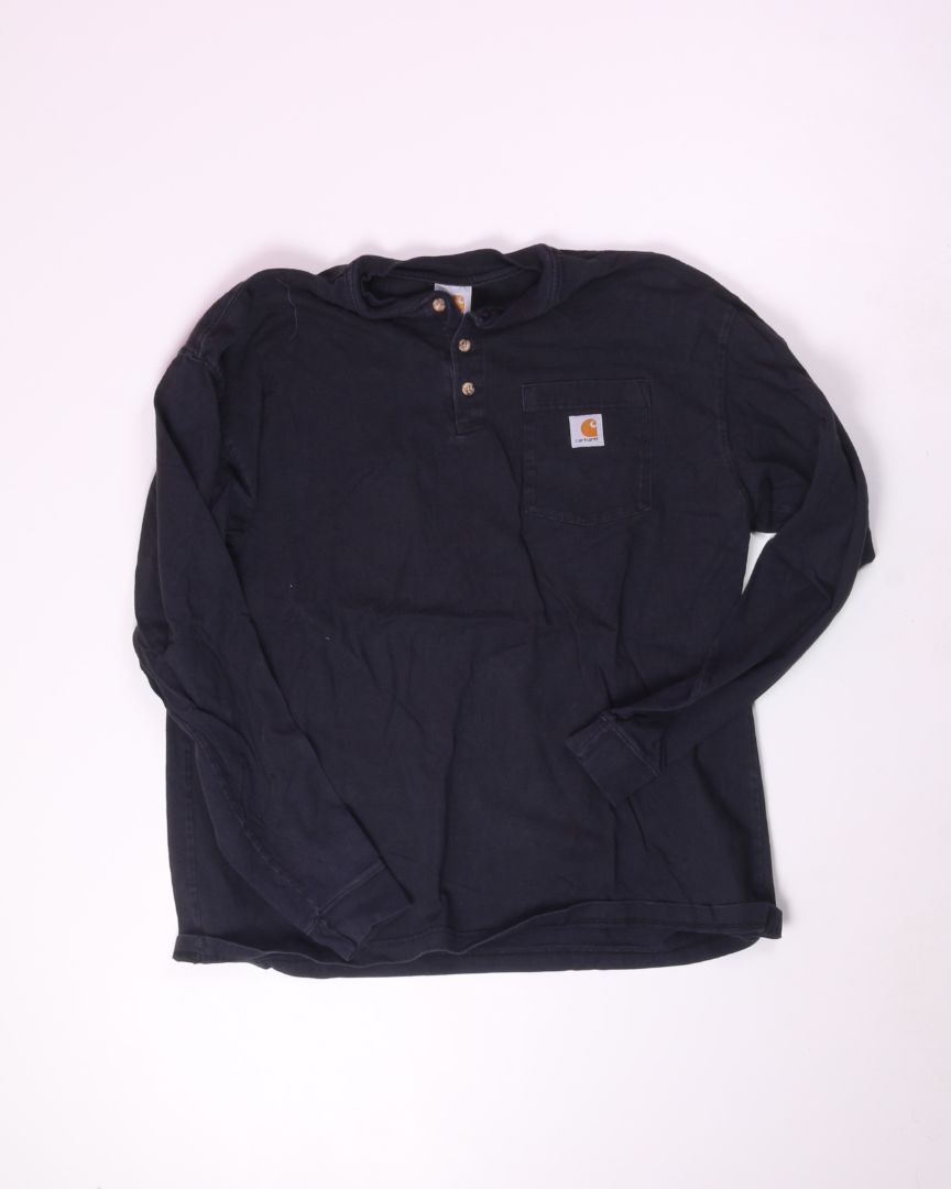 Black Carhartt Vintage Long Sleeve, XXL