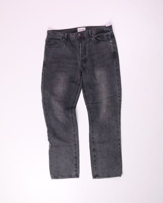 Grey Frame Straight Leg Jeans, 27