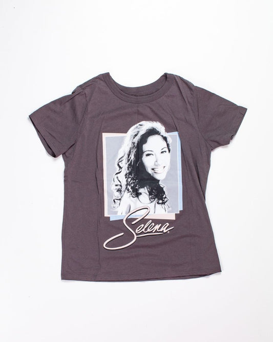 Gray Selena Graphic Tee, S