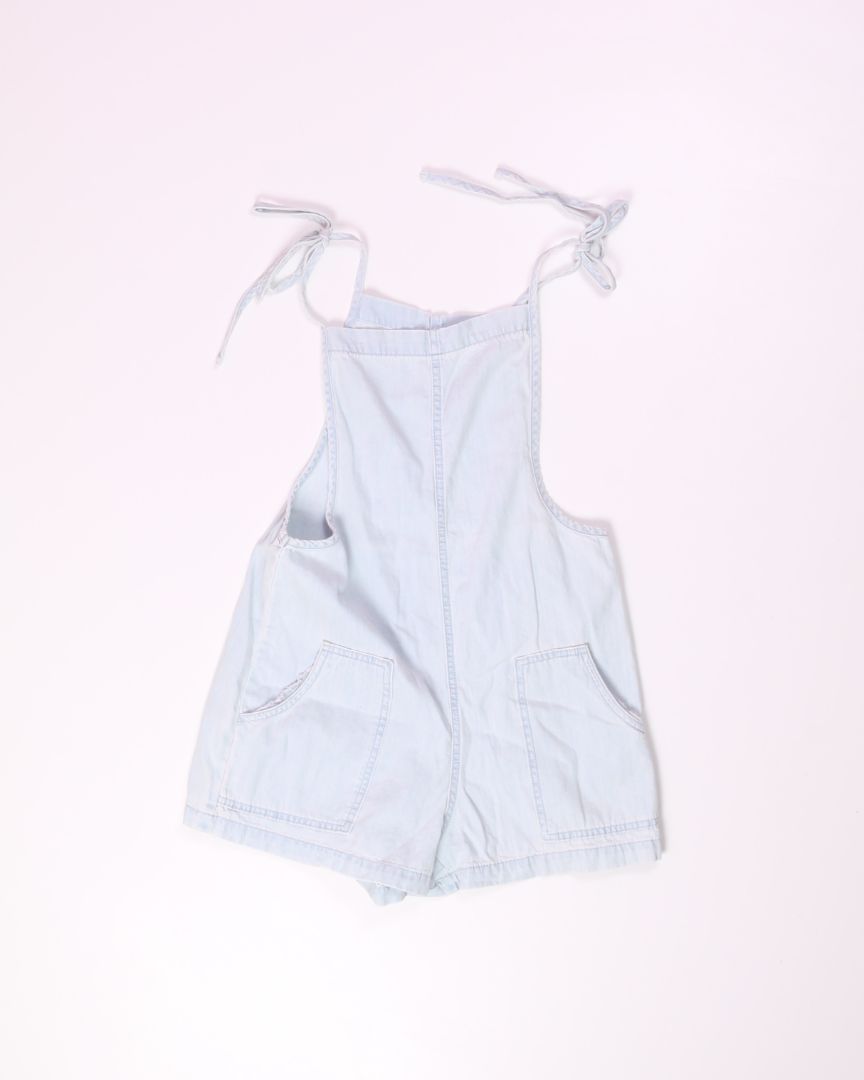 Denim Vanilla Star Romper, XS