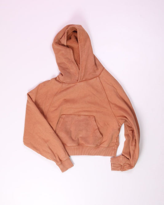 Brown Aerie Cropped Hoodie, S