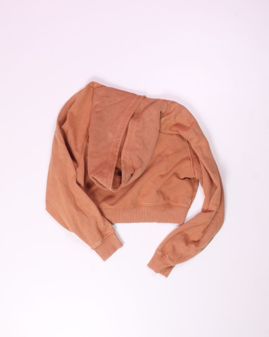 Brown Aerie Cropped Hoodie, S