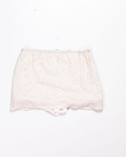 Cream Shein Mini Skirt, XS