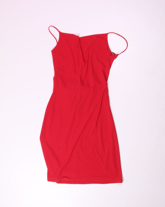 Red Devan Vintage Dress, M