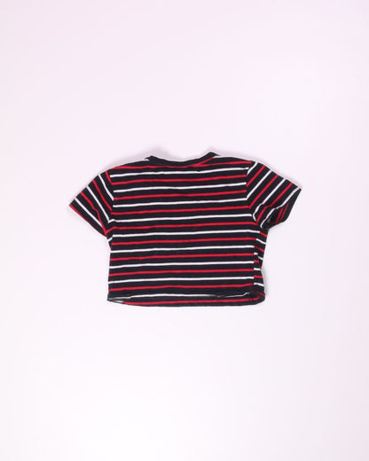 Black/Red Yi Dao Cropped Tee, S