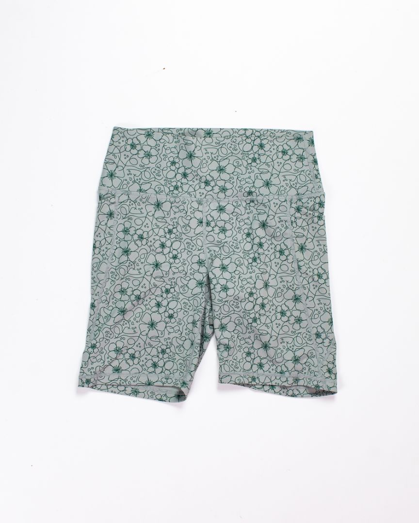 Green Senita Athletics Bike Shorts, M