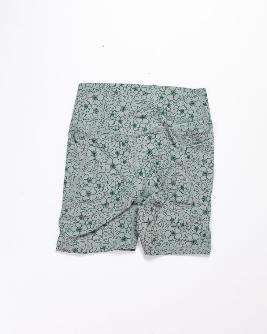 Green Senita Athletics Bike Shorts, M