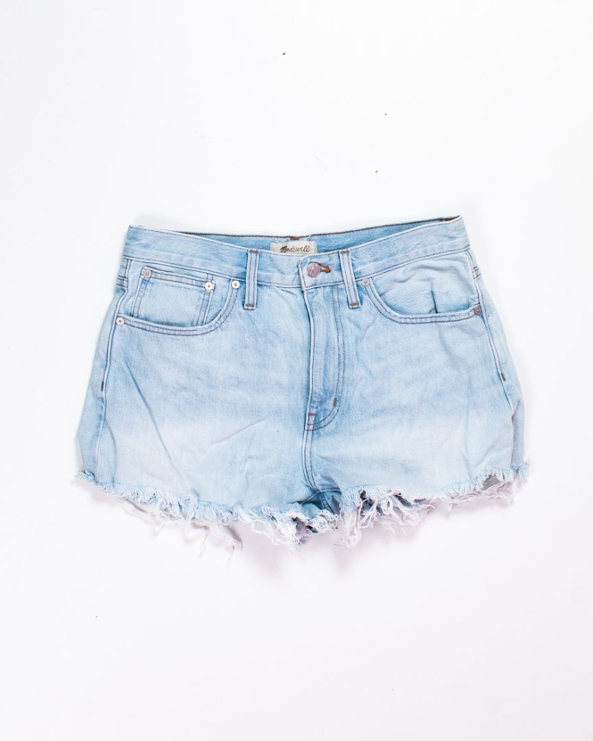 Lightwash Madewell Cutoff Denim Shorts, 27
