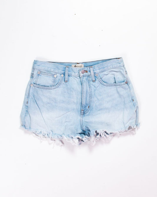 Lightwash Madewell Cutoff Denim Shorts, 27