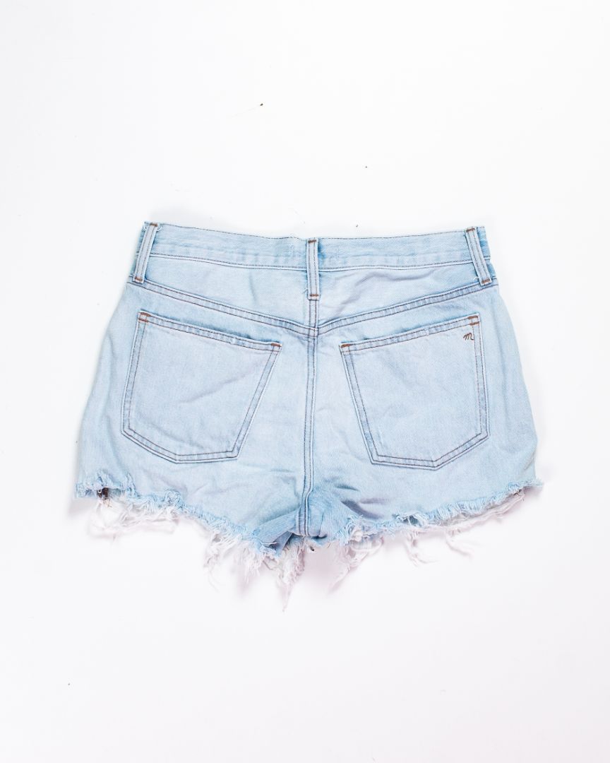 Lightwash Madewell Cutoff Denim Shorts, 27
