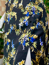 NWT Black Floral Banana Republic Maxi Dress, S