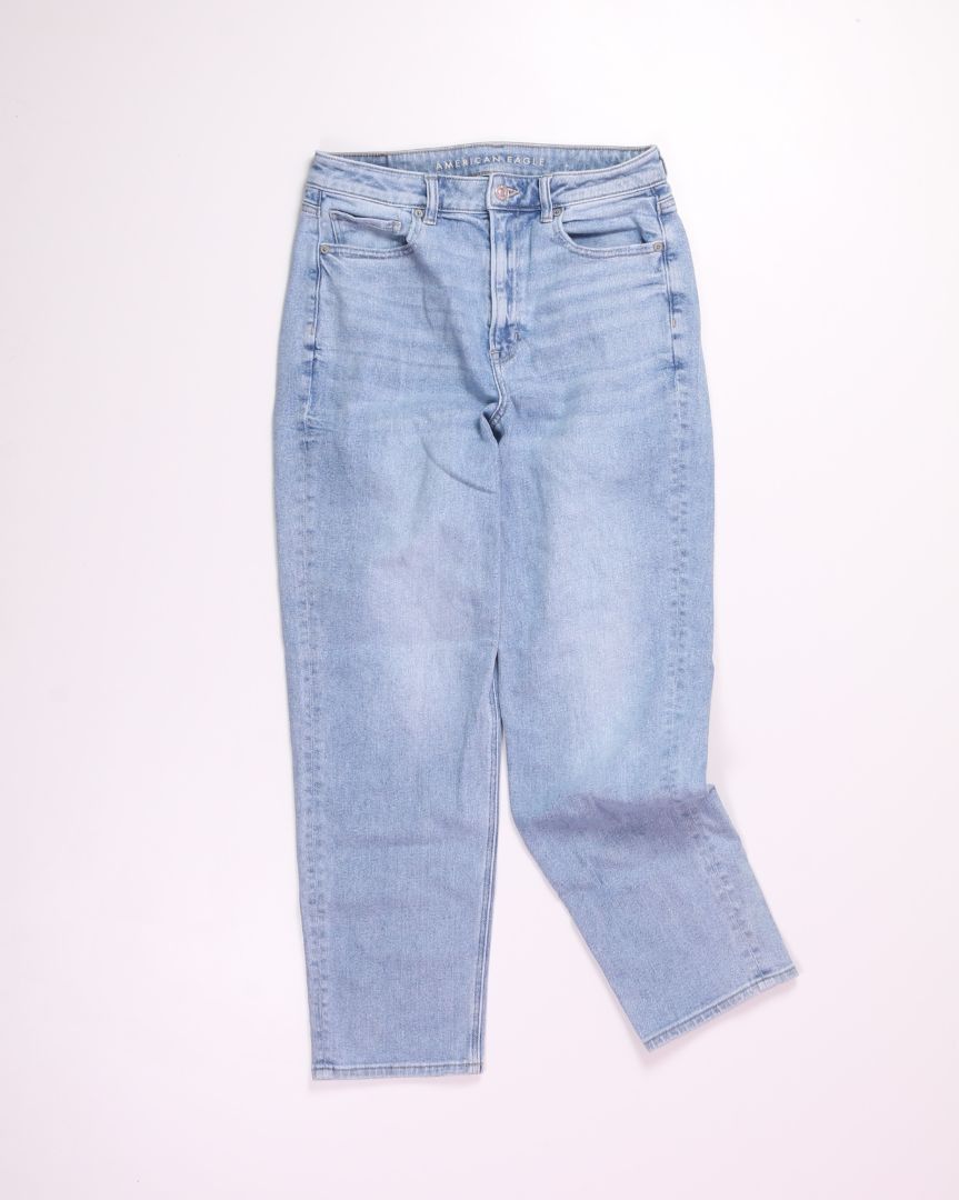 Denim American Eagle Mom Jeans, 8