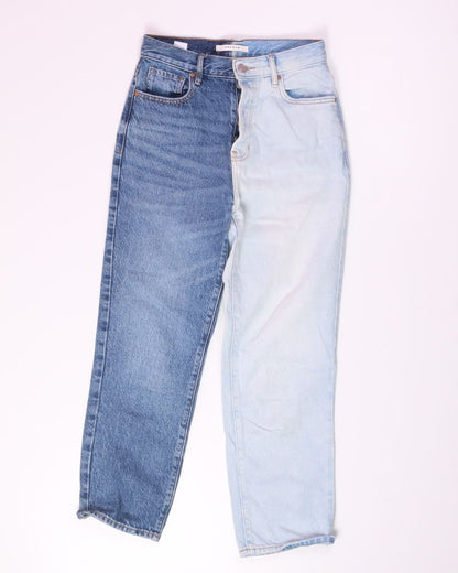 Two Toned Pacsun Straight Leg Jeans, 2