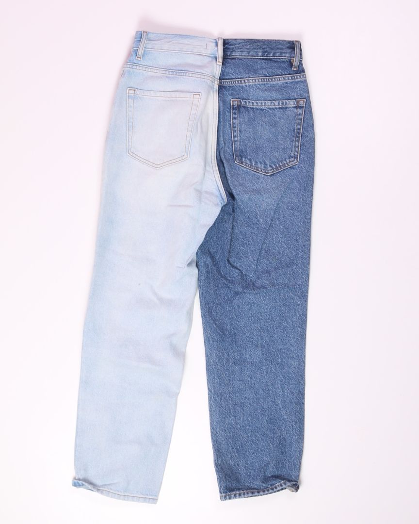 Two Toned Pacsun Straight Leg Jeans, 2