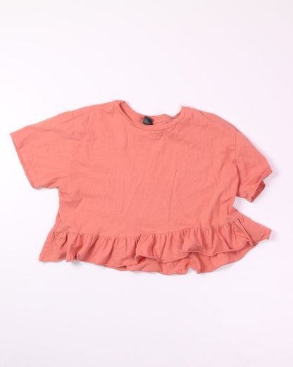 Pink Wild Fable Cropped Tee, M