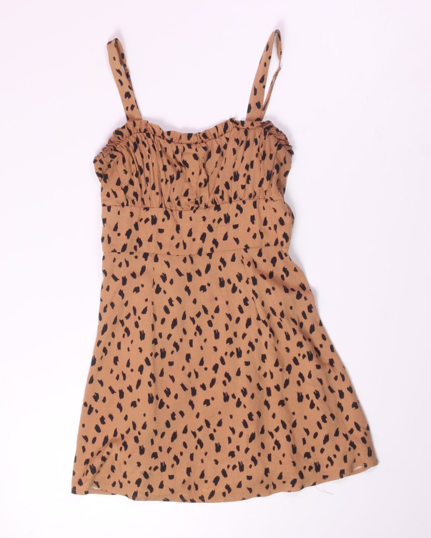 Tan Trixxi Mini Dress, S