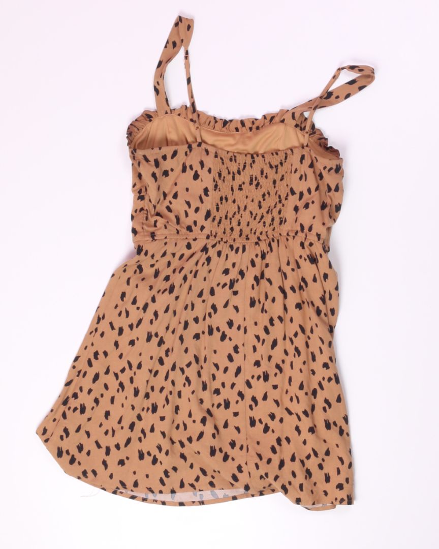 Tan Trixxi Mini Dress, S