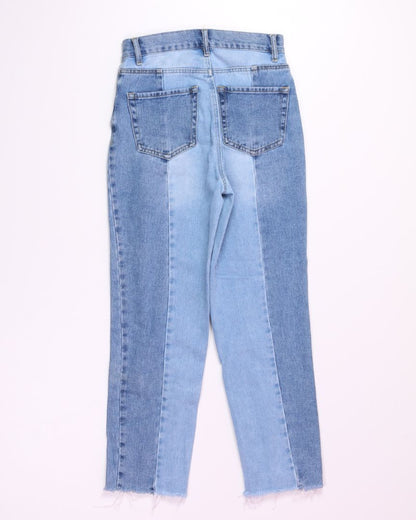 Two-Toned Pacsun Straight Leg Jeans, 0