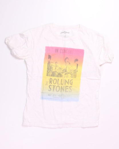 White The Rolling Stones Graphic Tee, S