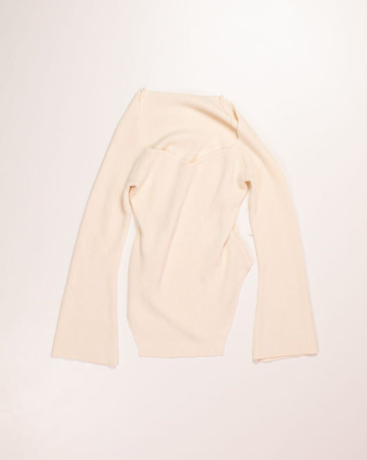 Cream Shein Long Sleeve, S